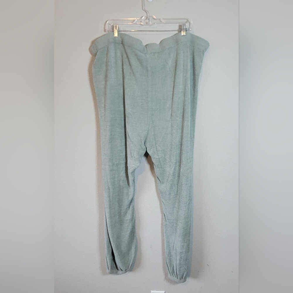 Barefoot Dreams Cozi Chic Ultra Lite Track Pants Size 3X Beach Glass - Picture 3 of 8